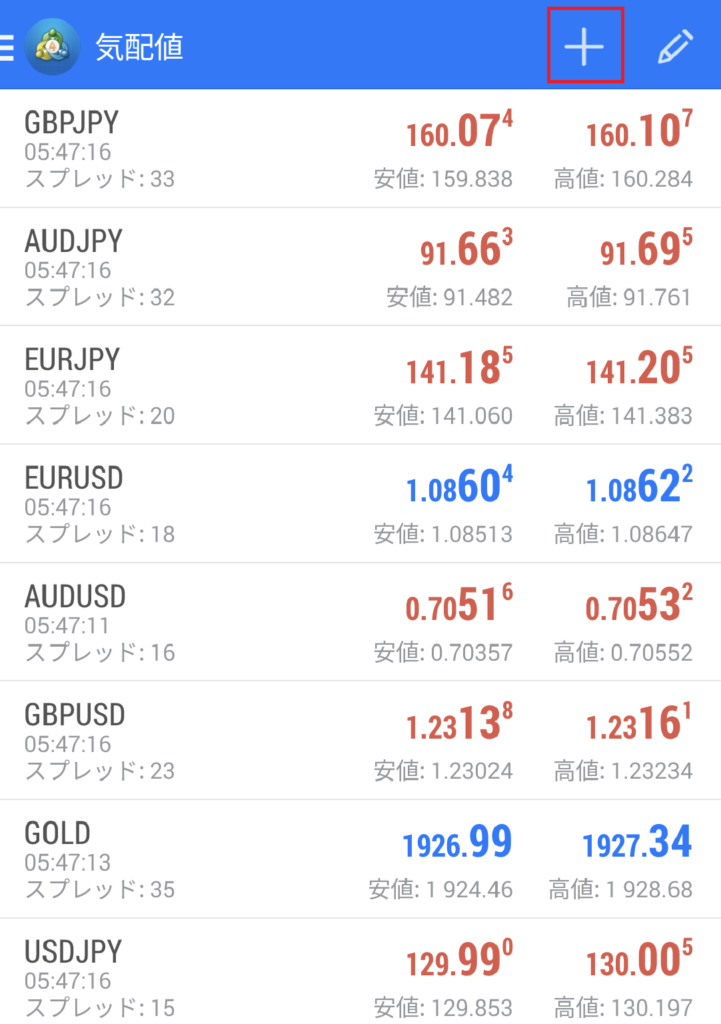 XM_MT4仮想通貨の表示方法01