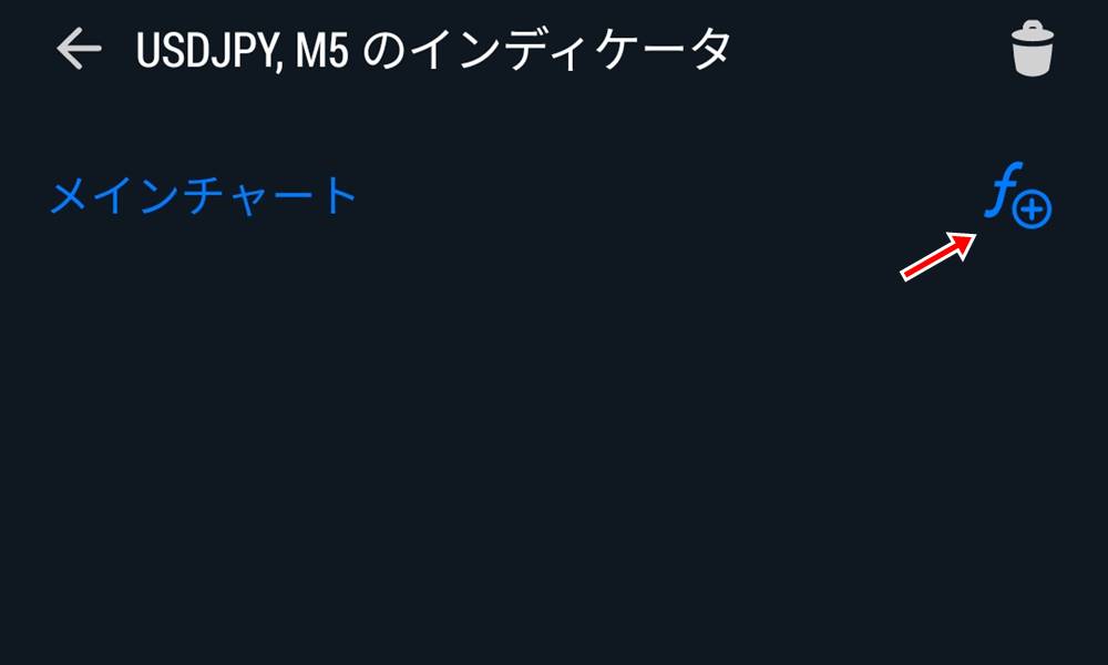 mt5アプリでインジケーターを表示その2