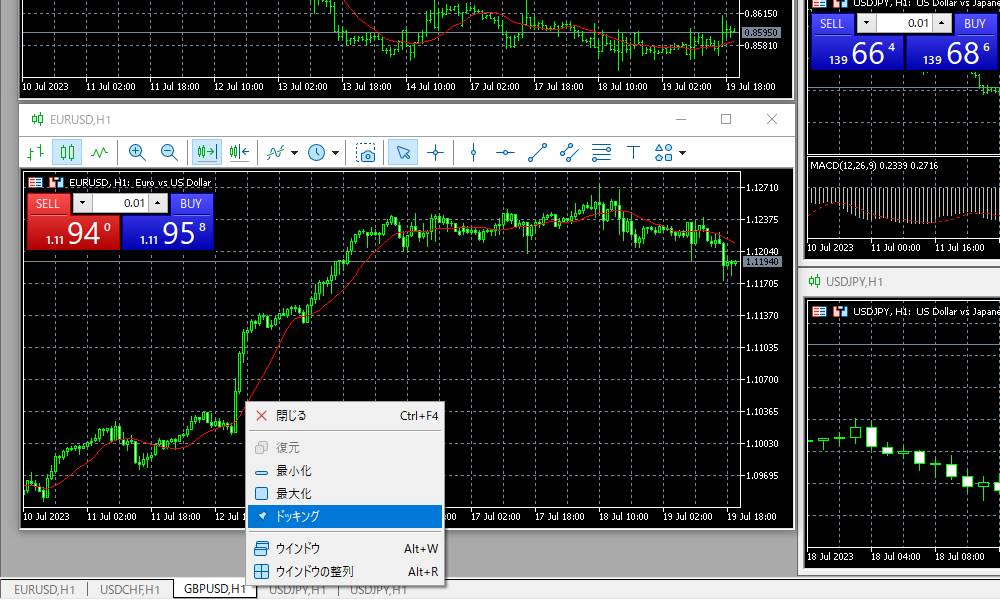 mt5でチャートを表示その4