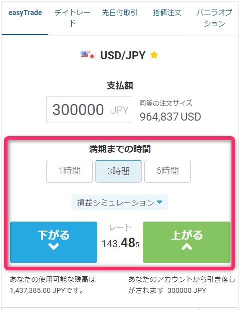 easyMarketsのeasyTrade