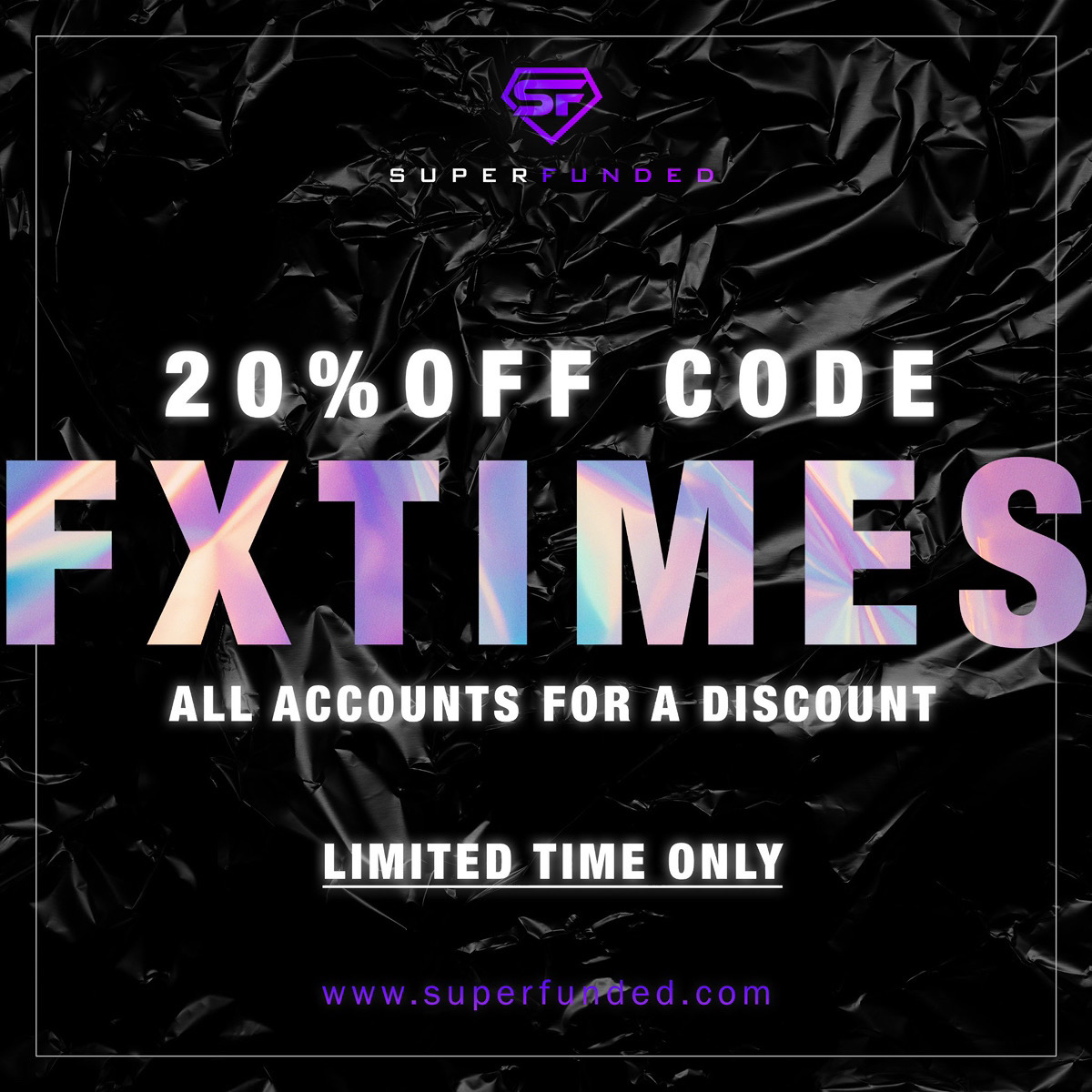 SuperFundedの20%クーポン