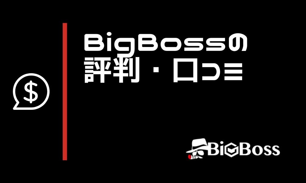 BigBoss（ビッグボス）の評判｜次々に新機能を提供する勢いのある業者【メリデメ比較】