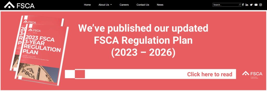南アフリカ金融業界行為監督機構（FSCA）