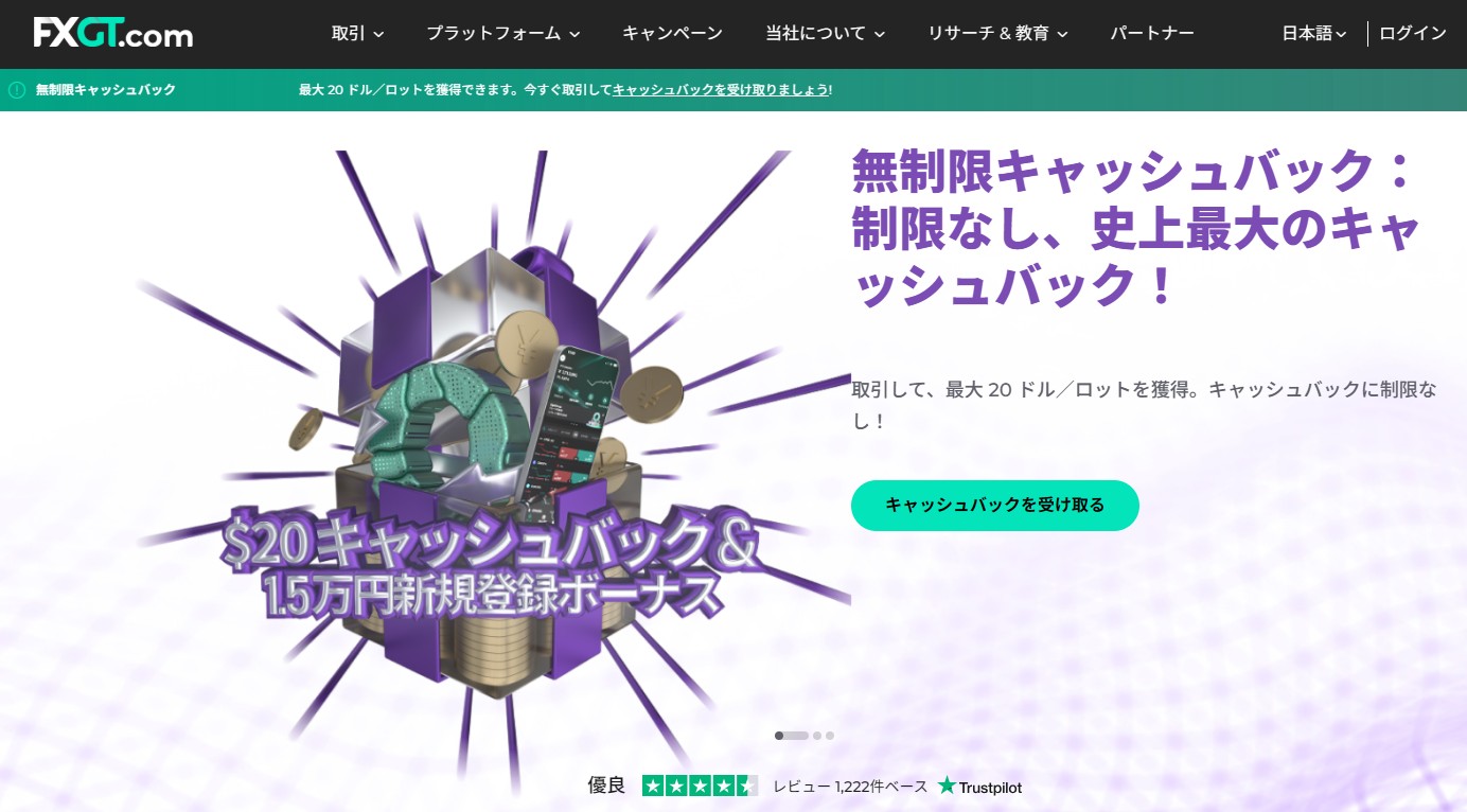 海外FXのおすすめ業者:FXGT