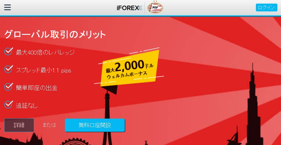 海外FXのおすすめ業者:iFOREX